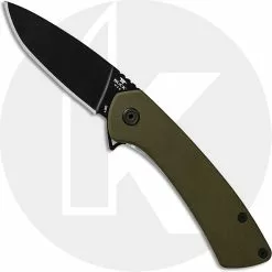Buck Knives Buck 040 Onset Knife 0040GRS - Black Cerakote S45VN Drop Point - OD G10 - Frame Lock - Flipper Folder - USA Made