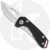 Buck Knives Buck 417 Budgie Knife 0417BKS - Compact EDC - Satin S35VN Drop Point - Black G10 / Stainless Steel - Frame Lock - USA Made