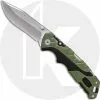 Buck Knives Buck Large Pursuit Folder 0659GRS - Drop Point - Black GFN And Green Versaflex - Lock Back - Made In USA