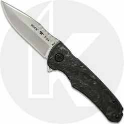 Buck Knives Buck 841 Sprint Pro 0841CFS2 - S45VN Drop Point - Marbled Carbon Fiber - Liner Lock - Flipper Folder - USA Made