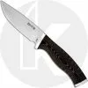 Buck Knives Buck Small Selkirk 0853BRS EDC Drop Point Fixed Blade Knife Brown And Black Micarta