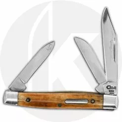 Case Knives Case Small Stockman Knife 01971 - Limited Edition I - Smooth Antique Bone - 6333SS - Discontinued - BNIB