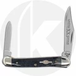 Case Knives Case Mini Copperhead Knife 04972 - Limited Edition IV - Pitch Black Bone - 62109XSS - Discontinued - BNIB