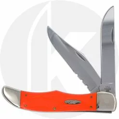 Case Knives Case Large Folding Hunter 06201 - Orange G10 - 10265 SS - Discontinued - BNIB