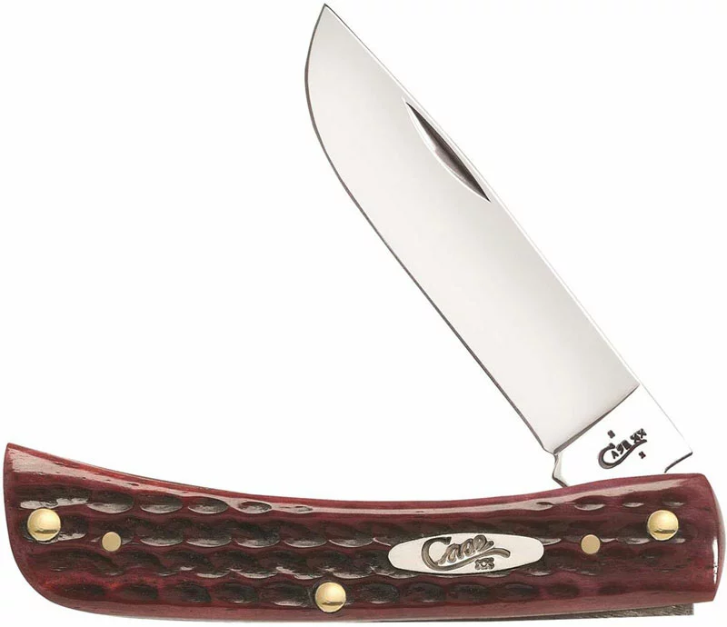 Case Knives Case Sod Buster Jr Knife 10304 Pocket Worn Old Red Bone 6137SS
