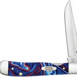 Case Knives Case Kickstart TrapperLock With Clip 11218 Patriotic Kirinite 10154ACSS