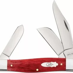 Case Knives Case Large Stockman Knife 11327- Smooth Old Red Bone - 6375SS