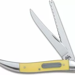 Case Knives Case Fishing Knife, Yellow Synthetic, CA-120
