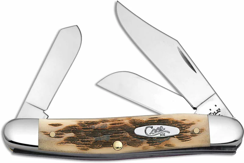 Case Knives Case Stockman, Amber Bone, CA-128