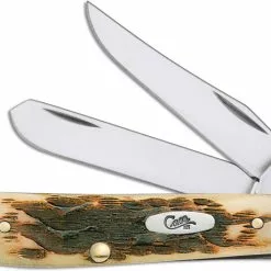 Case Knives Case Mini Trapper, Amber Bone, CA-13