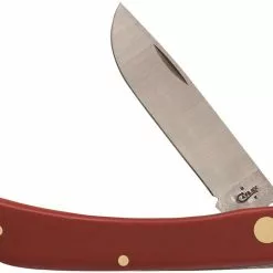 Case Knives Case Sod Buster Jr Knife 13451 American Workman Red Synthetic 4137SS