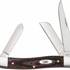 Case Knives Case Medium Stockman Knife 13622 Rustic Red Richlite 10318SS