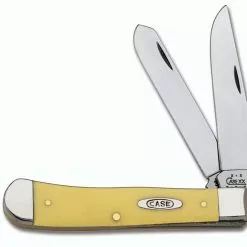 Case Knives Case Trapper, Yellow CV, CA-161