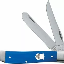 Case Knives Case Mini Trapper Knife 16741 Blue G10 10207SS