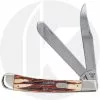 Case Knives Case Large Trapper Knife 01705 - Red Stag - R5251SS - Discontinued - BNIB