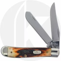 Case Knives Case Mini Trapper Knife 01714 - Red Stag - R5207SS - Discontinued - BNIB