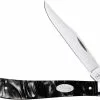 Case Knives Case Slimline Trapper Knife 23677 Black Pearl Kirinite 101048SS