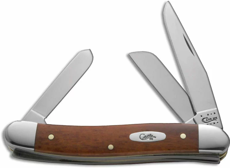 Case Knives: Case Smooth Chestnut Bone Medium Stockman Knife, CA-28701