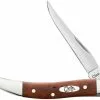 Case Knives Case Small Texas Toothpick Knife 28703 Smooth Chestnut Bone 610096SS
