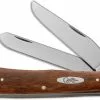 Case Knives: Case Smooth Chestnut Bone Trapper Knife, CA-28707
