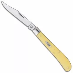 Case Knives Case Barehead Slimline Trapper, Yellow CV, CA-31