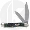 Case Knives Case Peanut Knife 03504 - Hunter Green Bone - 6220SS - Discontinued - BNIB