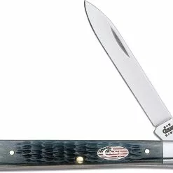 Case Knives Case Doctor's Knife 03512 - Stars And Stripes - Pitch Black Bone - 6185SS - Discontinued - BNIB