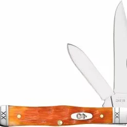 Case Knives Case Small Swell Center Jack Knife 35811 - Cayenne Bone - 6225 1 / 2SS