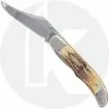 Case Knives Case Mid-Folding Hunter With Clip 03590 - BoneStag - 6.51265LCSS - Discontinued - BNIB