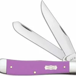 Case Knives Case Trapper Knife 39160 Lilac Ichthus 4254SS