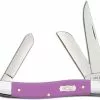 Case Knives Case Medium Stockman Knife 39162 Lilac Ichthus 4318SS