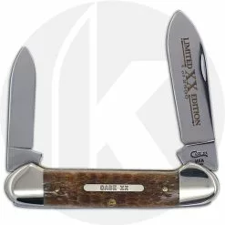 Case Knives Case Canoe Knife 03974 - Limited Edition III - Butternut Bone - 62131SS - Discontinued - BNIB