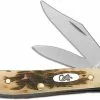 Case Knives Case Peanut, Amber Bone, CA-45