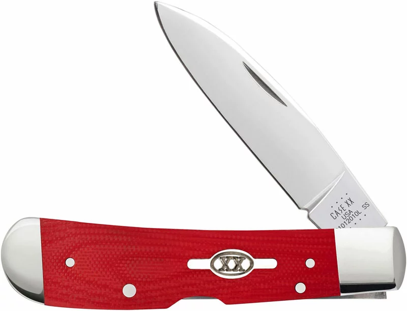 Case Knives Case Tribal Lock Knife 45405 Smooth Red G10 TB1012010LSS
