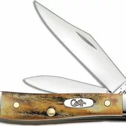Case Knives Case Peanut Knife, Genuine Stag, CA-48