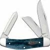 Case Knives Case Sowbelly Knife 52806 Smooth Mediterranean Blue Bone TB6339SS