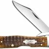 Case Knives Case Cheetah Knife 52836 Jigged Antique Bone 6111 1 / 2LSS