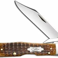 Case Knives Case Cheetah Knife 52836 Jigged Antique Bone 6111 1 / 2LSS
