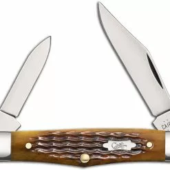 Case Knives Case Half Whittler Knife 52838 Jigged Antique Bone 6208SS
