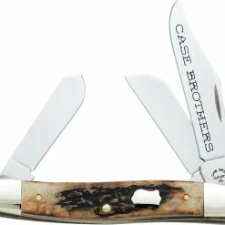 Case Knives Case Stockman Knife 05292 - Case Brothers - Genuine Stag - 5347SS - Discontinued - BNIB