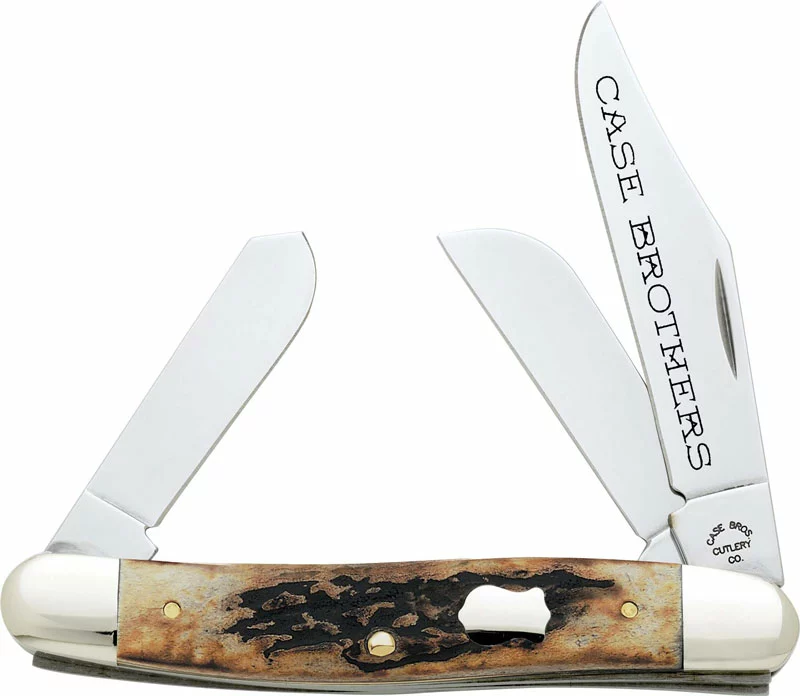Case Knives Case Stockman Knife 05292 - Case Brothers - Genuine Stag - 5347SS - Discontinued - BNIB