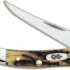 Case Knives Case Small Texas Toothpick Knife, Genuine Stag, CA-5532