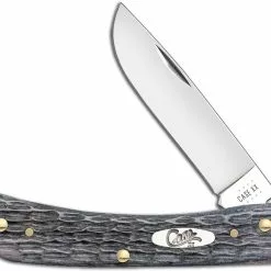 Case Knives Case Sod Buster Jr Knife 58412 Pocket Worn Gray Bone CV 6137CV