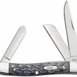 Case Knives Case Medium Stockman Knife 58413 Pocket Worn Gray Bone CV 6318CV