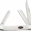 Case Knives Case Medium Stockman Knife 63961 - White Synthetic - 4318SS