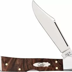 Case Knives Case Mini CopperLock Knife 64067 - Brown Maple Burl Wood - 71749LSS