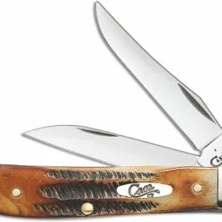 Case Knives Case Mini Trapper Knife, BoneStag, CA-65305