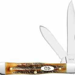 Case Knives Case Small Swell Center Jack Knife 65326 - BoneStag - 6.5225 1 / 2SS