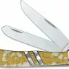 Case Knives Case Trapper Knife 06621 - Exotic Snow Leopard - EX254SS - Discontinued - BNIB