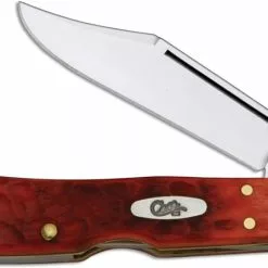 Case Knives Case Mini Copperlock Knife, Dark Red Bone CV, CA-6996